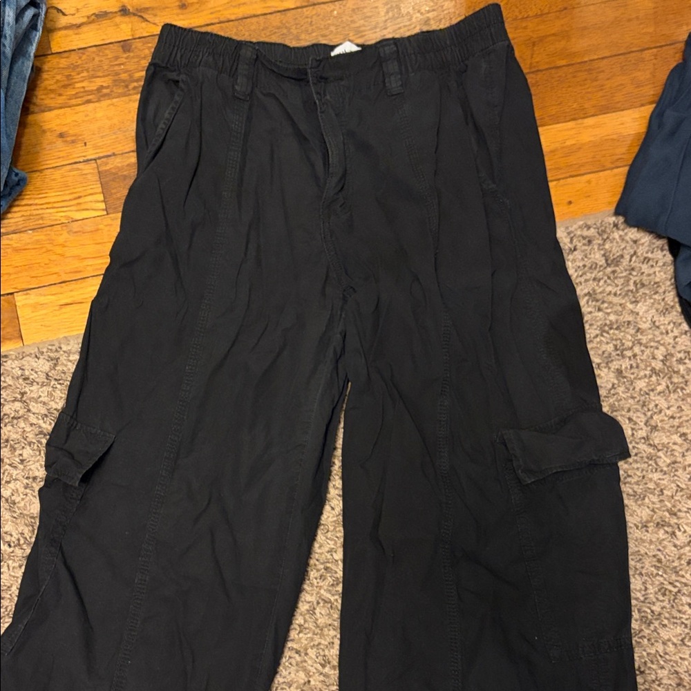 Zara Women's Black Cargo Pants